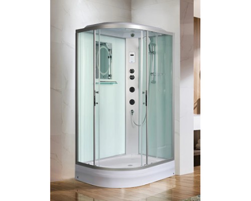 WW500 WERRA XL 1204 R Душевая кабина с поддоном, стекло прозрачное, профиль хром