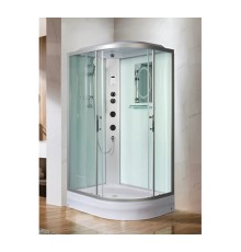 WW500 WERRA XL 1204 L Душевая кабина с поддоном, стекло прозрачное, профиль хром