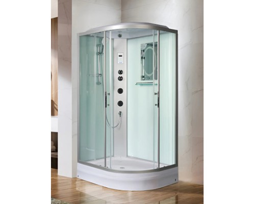 WW500 WERRA XL 1204 L Душевая кабина с поддоном, стекло прозрачное, профиль хром