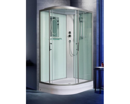WW500 WERRA XL 1202 R Душевая кабина с поддоном, стекло прозрачное, профиль хром