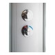 WW500 WERRA XL 1204 R Душевая кабина с поддоном, стекло прозрачное, профиль хром