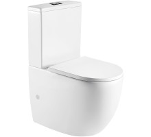 Унитаз компакт WeltWasser Merzbach 011 GL-WT 10000012089 с бачком и сиденьем Микролифт 