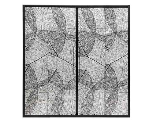 Душевая дверь Avacan FB2 190-210 MT AVA 190-210x195 стекла матовые с рисунком, профиль черный