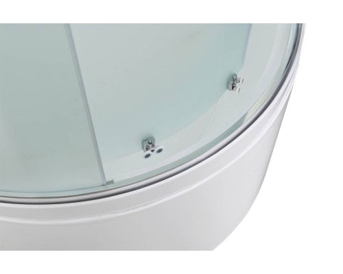 Душевая кабина Avacan EM5010LED AVA 100x100 LED, стекла матовые, профиль хром