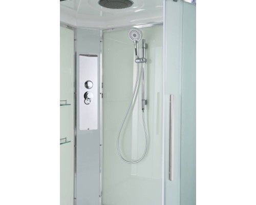 Душевая кабина Avacan EM5912L AVA 120x90 левая, стандарт, стекла матовые, профиль хром