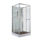 Купить Душевая кабина Avacan V2090N AVA 90x90 без крыши стекла прозрачные, профиль хром