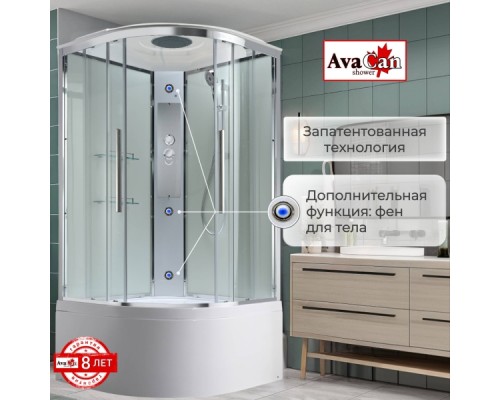 Душевая кабина EM5011T стандартная прозрачная