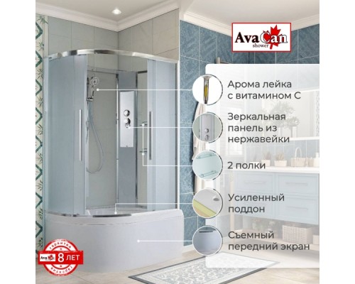 Душевая кабина EM5812RN без крыши