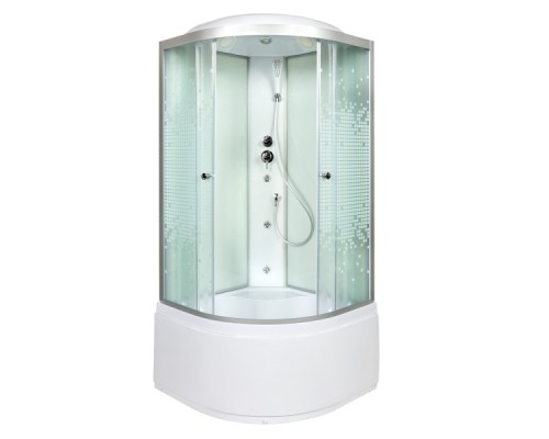 Душевая кабина Avacan L980GM AVA 80x80 с гидромассажем (стекла матовые с рисунком) Душевая кабина Avacan L980GM AVA 80x80 с гидромассажем (стекла матовые с рисунком)