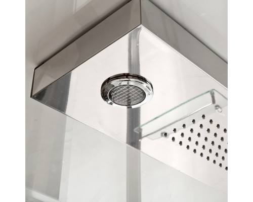 Душевая кабина Avacan Z111STEAM AVA 100x100 с паром, стекла прозрачные, профиль хром Душевая кабина Avacan Z111STEAM AVA 100x100 с паром, стекла прозрачные, профиль хром