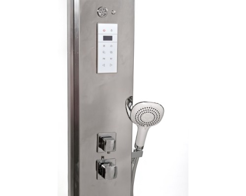 Душевая кабина Avacan Z111STEAM AVA 100x100 с паром, стекла прозрачные, профиль хром Душевая кабина Avacan Z111STEAM AVA 100x100 с паром, стекла прозрачные, профиль хром