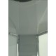 Душевая кабина Avacan EM2011EL AVA 110x100 с электрикой, стекла с узором, профиль хром