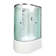 Душевая кабина Avacan EM5012RN AVA 120x90 без крыши, правая, стекла с рисунком, профиль хром