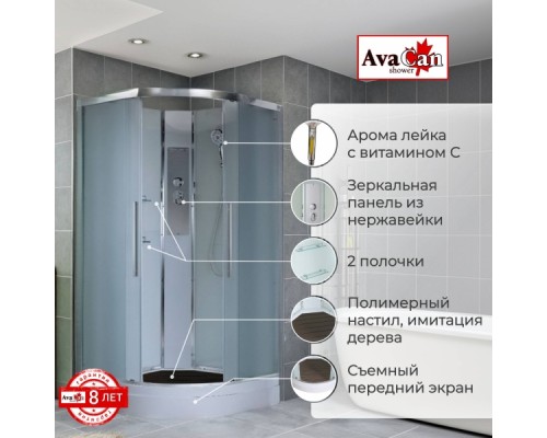 Душевая кабина EM2010N без крыши Душевая кабина EM2010N без крыши