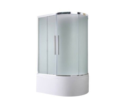 Душевая кабина Avacan EM5912LN AVA 120x90 левая, без крыши, стекла матовые, профиль хром