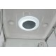Душевая кабина Avacan V2090LED AVA 90x90 LED, стекла прозрачные, профиль хром