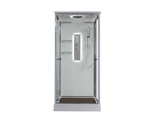 Душевая кабина Avacan V2090LED AVA 90x90 LED, стекла прозрачные, профиль хром Душевая кабина Avacan V2090LED AVA 90x90 LED, стекла прозрачные, профиль хром