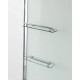 Душевая кабина Avacan V2090LED AVA 90x90 LED, стекла прозрачные, профиль хром