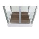 Душевая кабина Avacan V2090LED AVA 90x90 LED, стекла прозрачные, профиль хром