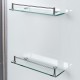 Душевая кабина Avacan EM1510GM AVA 100x100 с гидромассажем, стекла с узором, профиль хром