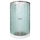 Душевая кабина Avacan EM1590N AVA 90x90 без крыши, стекла с узором, профиль хром