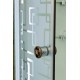 Душевая кабина Avacan EM1511LNLED AVA 110x80 LED, левая, стекла с узором, профиль хром