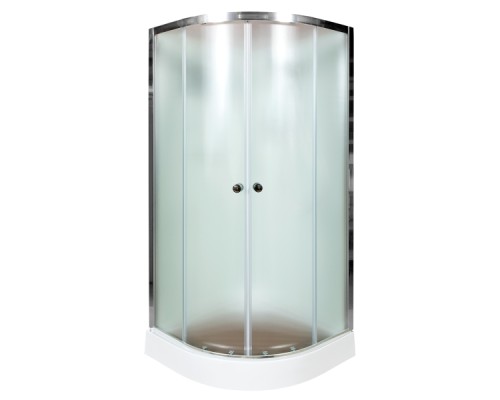 Душевая кабина Avacan D011 AVA 110x110 без крыши, стекла матовые, профиль хром Душевая кабина Avacan D011 AVA 110x110 без крыши, стекла матовые, профиль хром