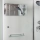 Душевая кабина Avacan D011 AVA 110x110 без крыши, стекла матовые, профиль хром
