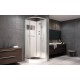 Душевая кабина Avacan D011 AVA 110x110 без крыши, стекла матовые, профиль хром