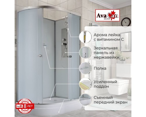 Душевая кабина D2012R N без крыши Душевая кабина D2012R N без крыши