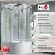 Душевая кабина Avacan EM5080T AVA 80x80 стандарт, стекла прозрачные, профиль хром