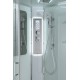 Душевая кабина Avacan A2812LLED AVA 120x80 левая, LED, стекла прозрачные, профиль хром