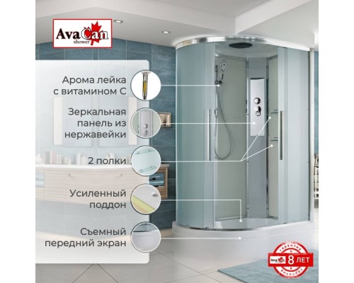 Душевая кабина EM3812R стандартная