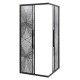 Душевой уголок Avacan KB 100-110 AVA 100x100 стекла с рисунком, профиль черный