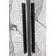 Душевой уголок Avacan KB 100-110 AVA 100x100 стекла с рисунком, профиль черный