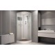 Душевая кабина Avacan D011S AVA 110x110 стандарт, стекла матовые, профиль хром