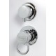 Душевая кабина Avacan D011S AVA 110x110 стандарт, стекла матовые, профиль хром
