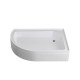 Душевая кабина Avacan D3012R AVA 120x80 правая, стандарт, стекла матовые, профиль хром
