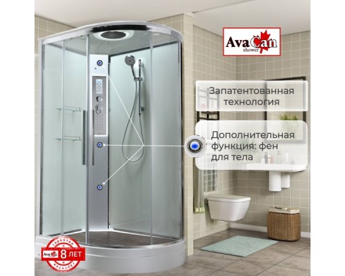 Душевая кабина EM2811LLEDT прозрачная