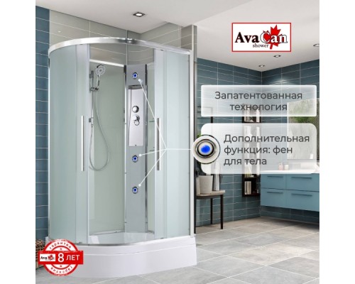 Душевая кабина EM3812RN без крыши