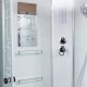 Душевая кабина Avacan EM1510EL AVA 100x100 с электрикой, стекла с узором, профиль хром