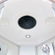 Душевая кабина Avacan EM1510EL AVA 100x100 с электрикой, стекла с узором, профиль хром