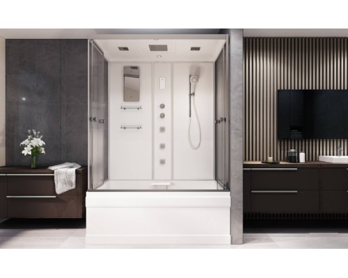 Душевая кабина Avacan V150 AVA 150x85 стекла прозрачные, профиль хром Душевая кабина Avacan V150 AVA 150x85 стекла прозрачные, профиль хром