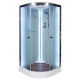 Душевая кабина Avacan D011SLED AVA 110x110 LED стекла матовые, профиль хром
