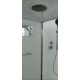 Душевая кабина Avacan D011SLED AVA 110x110 LED стекла матовые, профиль хром