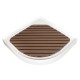 Душевая кабина Avacan D011SLED AVA 110x110 LED стекла матовые, профиль хром