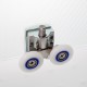 Душевая кабина Avacan D011SLED AVA 110x110 LED стекла матовые, профиль хром