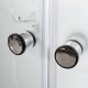 Душевая кабина Avacan EM5011EL AVA 110x110 с электрикой, стекла с узором, профиль хром