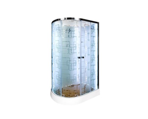 Душевая кабина Avacan EM2012RNLED AVA 120x90 б/к с LED, правая, стекла с узором, профиль хром Душевая кабина Avacan EM2012RNLED AVA 120x90 б/к с LED, правая, стекла с узором, профиль хром