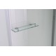 Душевая кабина Avacan D2012L AVA 120x80 левая, стандарт, стекла матовые, профиль хром